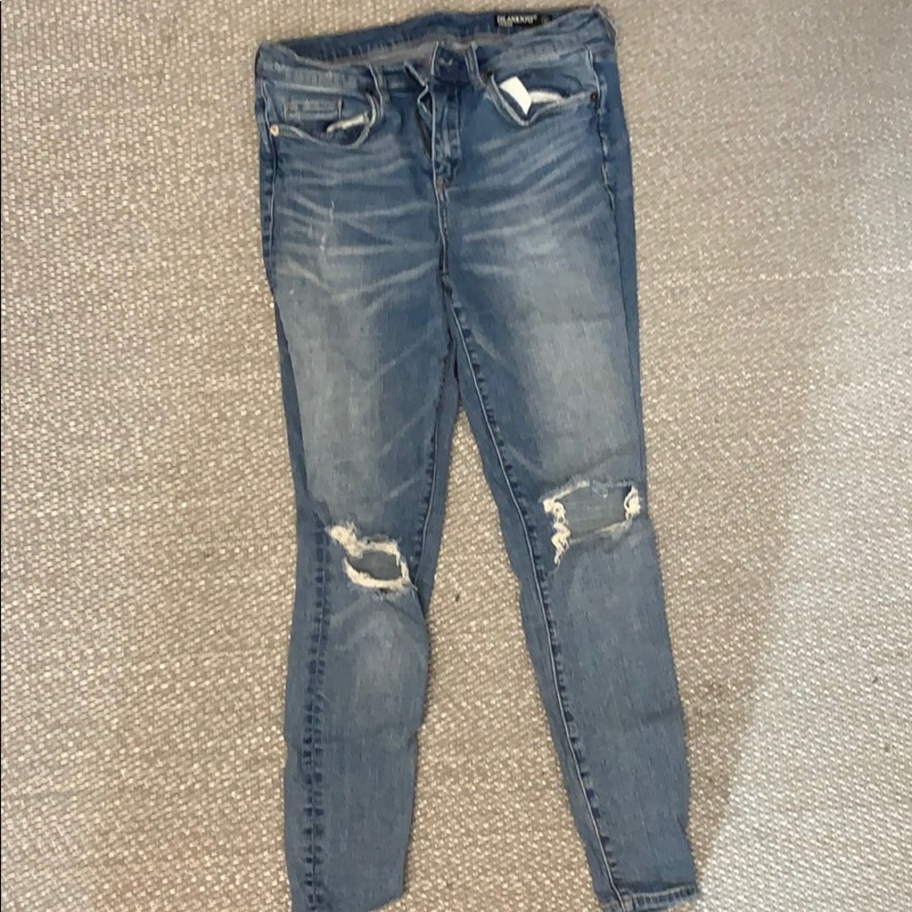 Ripper Skinny Blue Jeans